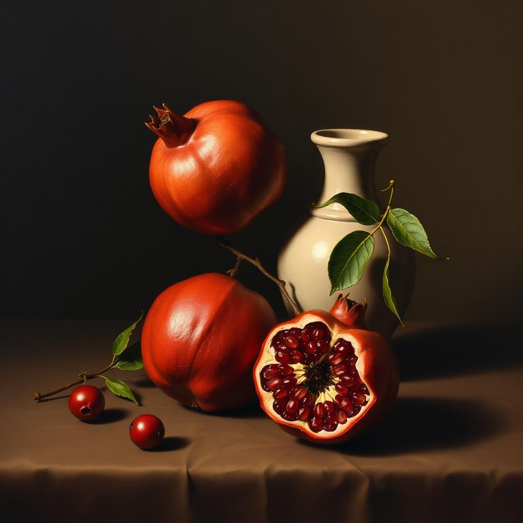 Still Life with Pomegranate